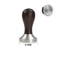 2021Coffee Filter Tamper Holder Espresso Distributor Mat Tamper Stand 51mm53mm58MM Support Base Rack Walnut Barista Accessories