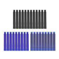 ที่มีคุณภาพสูง10ชิ้น3.4มิลลิเมตร Erasable สีดำสีฟ้าน้ำพุปากกาตลับหมึกปากกาเติมเครื่องเขียนอุปกรณ์การเรียน