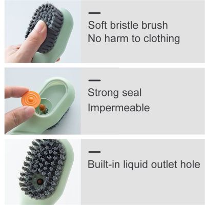 Sikat sepatu sikat pakaian sabun otomatis peralatan sikat pembersih kamar mandi bulu lembut multifungsi cepat berbusa