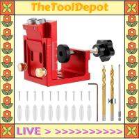 TheToolDepot ชุดจิ๊กเจาะรูแบบพกพาสำหรับอะลูมินัมอัลลอย N33GVC3Q ชุดเจาะรูแบบเจาะรู15 ° ชุดจิ๊กเจาะกระเป๋าเพื่อประหยัดเวลาของคุณงานช่างไม้เครื่องโปรเจกต์สำหรับใช้ในครัวเรือนแบบทำด้วยตัวเอง