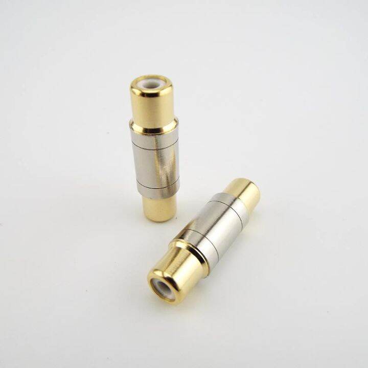 qkkqla-dual-rca-connectors-rca-female-to-female-jack-socket-plug-straight-adapter-gold-plated-speaker-cable-extender