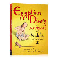 Egyptian diary of ancient Egypt the Journal of nakht young scribe original English books Egyptian history, culture and customs childrens extracurricular books Richard Platt paperback