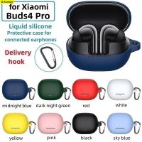 New for Xiaomi Buds4 pro earphone liquid silicone soft protective case for Xiaomi Buds 4 pro shockproof dustproof for Buds 4 Pro Wireless Earbuds Acce