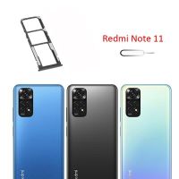 ถาดซิมเอสดีการ์ดโทรศัพท์สำหรับ Xiaomi Redmi Note 11 Pro + 5G ของแท้ช่องใส่ซิมชิปใหม่ลิ้นชักพร้อมขาสำหรับ Redmi Note 11