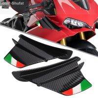 ดี♕Motocicleta Asa Aerodinâmica สปอยเลอร์ Winglet Para GT250R EXIVR GT650R Ak550 Xcenting 400 Ak 550