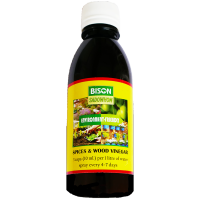 BISONไบซัน สะเดาหอม ออร์กานิค  สมุนไพรสกัดและน้ำส้มควันไม้กลั่นแท้100%ป้องกันเชื้อรา แบคทีเรีย ต่อต้านศัตรู  นก ฯลฯ 210 ml.