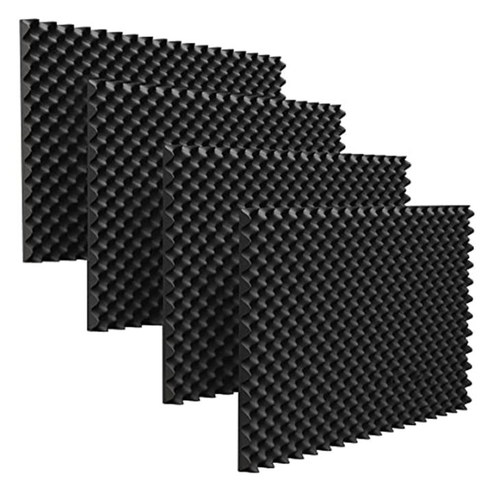 24 Pack Acoustic Foam Panels Fireproof Soundproofing Treatment Wall ...