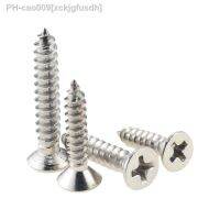 100PCS M1.7x4 5 6 7 8 10 12 304 Stainless Steel Cross Recessed Countersunk Flat Head Tapping-screws Wood Screw M1.7x4 M1.7x12