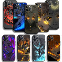 Soft Silicone Cover Phone Case For iPhone 14 13 12 11 Pro Max 6 6S 7 8 Plus X XS XR 12 13 Mini Shell Demon Slayer Anime  Screen Protectors