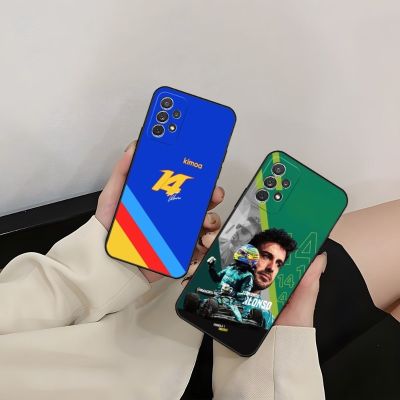 （shine electron）Fernando Alonso รถแข่ง F1 14เคสโทรศัพท์สำหรับ Samsung Galaxy S21,S30 S23 S20 S10อัลตร้าเฟลม S8 S9 Note 10 20 Pro Plus ฝาหลัง