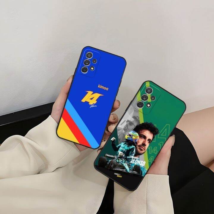 shine-electron-fernando-alonso-รถแข่ง-f1-14เคสโทรศัพท์สำหรับ-samsung-galaxy-s21-s30-s23-s20-s10อัลตร้าเฟลม-s8-s9-note-10-20-pro-plus-ฝาหลัง