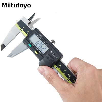 MiItutoyo เครื่องวัดก้ามปูเนียดิจิทัล LCD ขนาด6นิ้ว150มม. 200มม. มาตรวัดการตรวจสอบสแตนเลสเครื่องวัดอิเล็กทรอนิกส์