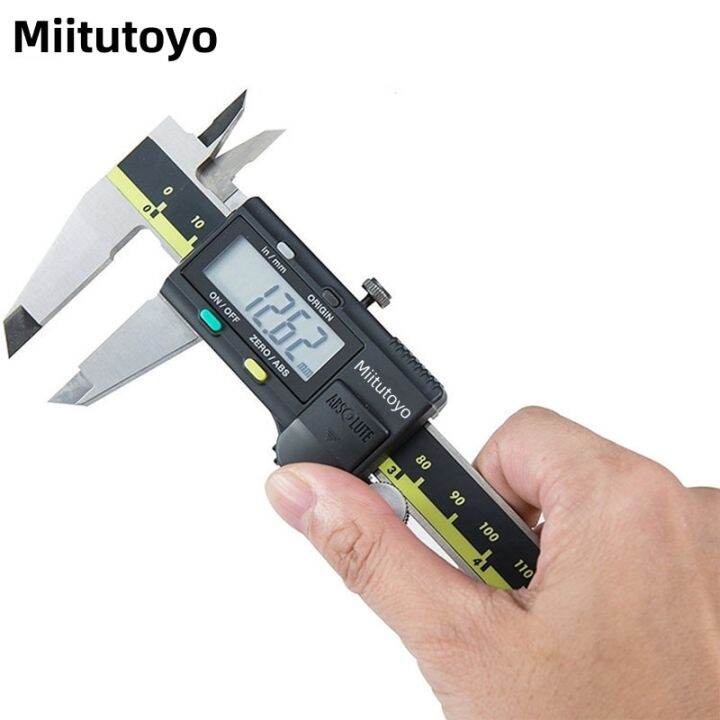 miitutoyo-เครื่องวัดก้ามปูเนียดิจิทัล-lcd-ขนาด6นิ้ว150มม-200มม-มาตรวัดการตรวจสอบสแตนเลสเครื่องวัดอิเล็กทรอนิกส์