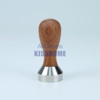 Mini Dalbergia Odorifera Wooden Tamper For Kamira Espresso Maker Powder Hammer 32.8mm Stainless Steel Base Coffee Accessories