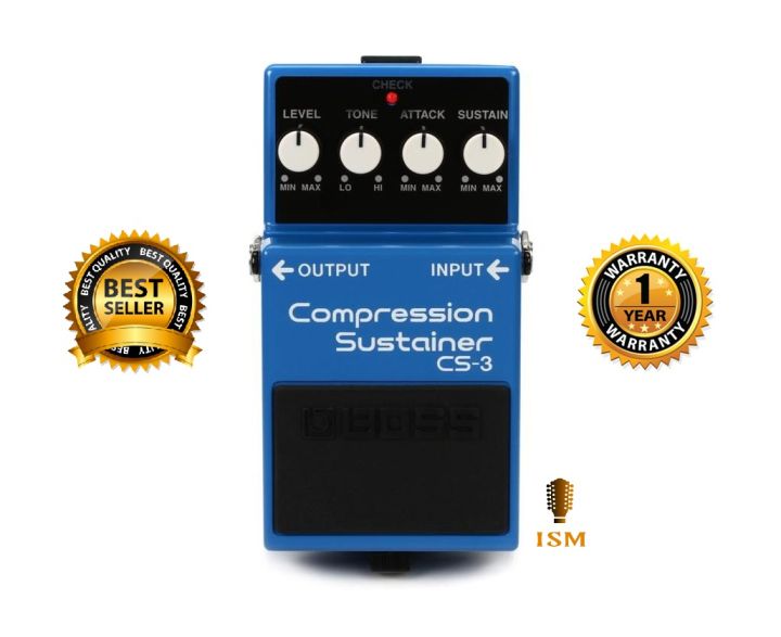 Boss เอฟเฟคกีต้าร์ไฟฟ้า รุ่น CS-3 Compression Sustainer