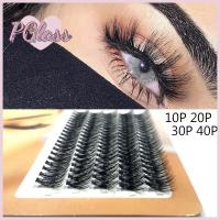 PETIGLASS 5Rows ความงามของผู้หญิง ปริมาณ 10D/20D/30D/40D นุ่มอย่างเป็นธรรมชาติ คลัสเตอร์หนา ขนตาแต่ละเส้น ขนตาปลอม