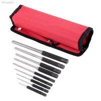 9pcs Roll Pin Punch kit Alloy Steel High Hardness Central Position Cylindrical Drill Locator Exhaust Hammer Switch Ejector Tool