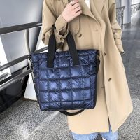 [COD] European and style womens bag 2021 autumn winter new embroidery thread plaid space velvet bright side shoulder Messenger women