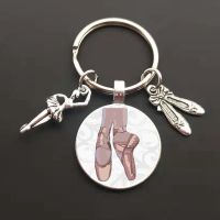 【LZ】✸✐  Personalizar Ballet Chaveiro DIY personalizado Ballet Dance Lovers Pingente Charme produtos personalizados Novo