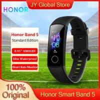 Honor Band 5 Bracelet Smart Band Heart Rate Blood Oxygen Monitor Swimming 50AM Waterproof Fitness Band 0.95 inch AMOLED Screen