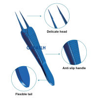 โลหะผสมไททาเนียม Castroviejo Suturing Forceps ตาหนีบแหนบจักษุแพทย์เครื่องมือผ่าตัด