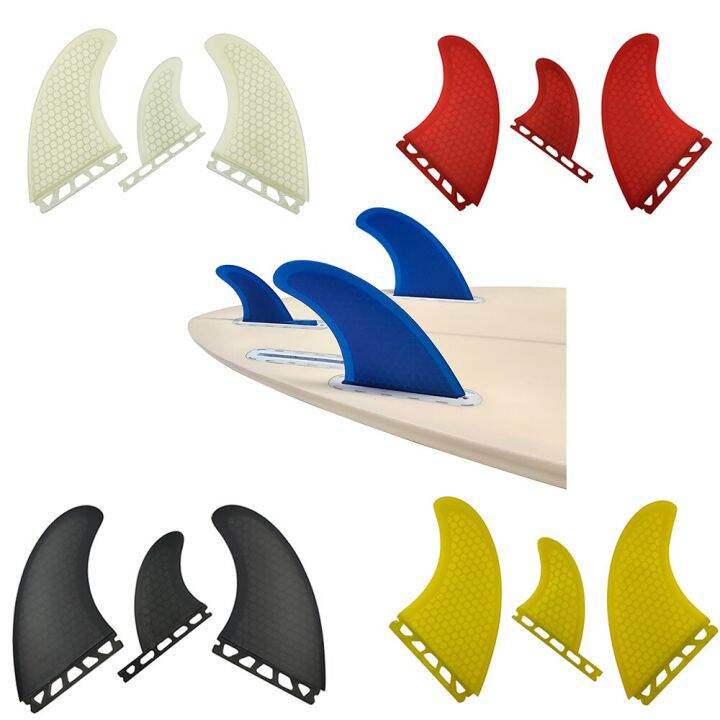 Single Tabs T1 Size Fins Multicolor Surfboard Fins Fiberglass