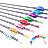 BICASTER Spin Vanes 1.75นิ้ว Lh/rh Arrow Vanes Fletches-50ชิ้น