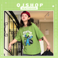 QJshop ? ไอเทมที่สายยชิววต้องมี ? เสื้อยืดลายการ์ตูน แต่งสกรีนตัวอักษรสวยๆ? สาวๆตัวเล็กๆต้องมี ? ใส่สวย ผ้านิ่ม สีสันคือสวยงามตา ไม่จกตาแน่นอน?