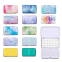 【cw】 Watercolor Plastic Paint Palette Box Storage Paints - Color Empty Aliexpress ！