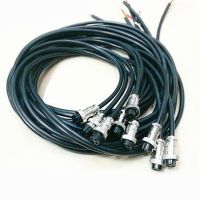 Customizable 1m 2m Extension Cable Wire GX12 Aviation Female Plug Waterproof M12 2Pin 3Pin 4Pin 5 6 7 Pin Electrical Connector