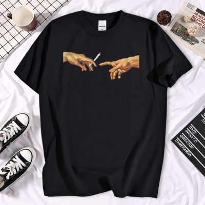 Michelangelo Genesis Funny T Shirts For Men Hiphop Print T Shirt Streetwear 100% Cotton Gildan