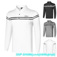 เสื้อผ้ากอล์ฟผู้ชายใหม่ฤดูใบไม้ร่วงเสื้อโปโลแขนยาวกีฬาสันทนาการกลางแจ้งกางเกงเล่นกอล์ฟเสื้อยืดฮอนด้า PXG1 Amazingcre PING1 J.lindeberg FootJoy✖