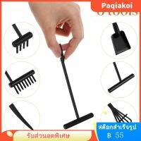 Paqiakoi 6 pcs mini garden rakes zen rakes เครื่องมือผลักดันเครื่องมือพลาสติกสำหรับโต๊ะทรายโฮมออฟฟิศเดสก์ท็อป