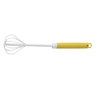 Egg Beater Semi-automatic Plastic Egg Whisk Hand Household Food Stirrer Kitchen Accessory Pink