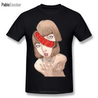 เสื้อยืดสำหรับผู้ชาย Shintaro Kago fraction เสื้อยืด gratis ongkir คอกลมแขนสั้นมังงะ Junji