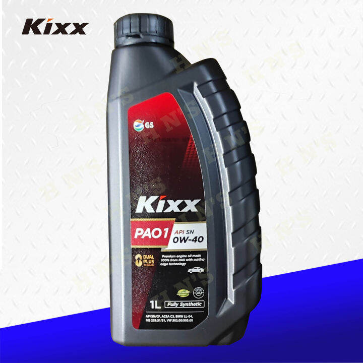 Kixx PAO 1 SAE 0W-40 API SN Fully Synthetic Engine Oil 1L | Lazada PH