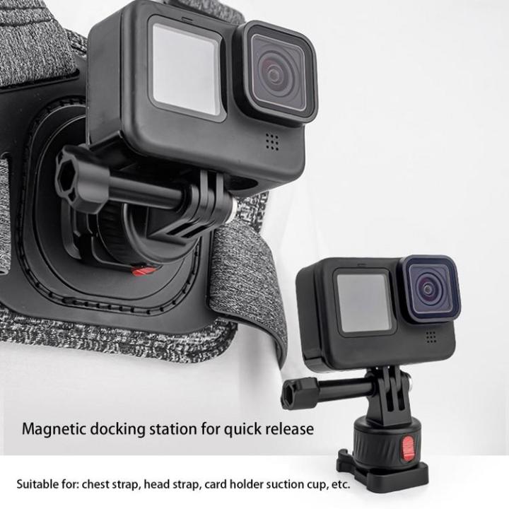 camera-holder-magnetic-adapter-gimbal-base-accessory-for-insta360-go-3-action-cameras-camera-holder-for-action-camera-for-cycling-sports-travel-honest