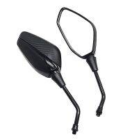 Universal Motorcycle Rear view Mirror 8 10MM Carbon Fiber Motorcycle Mirrors For Tmax 500 mt03 mt 09 Kawasaki z750 z900rs