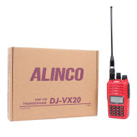 ALINCO วิทยุสื่อสาร Walkie Talkie รุ่น DJ-VX20 สีแดง