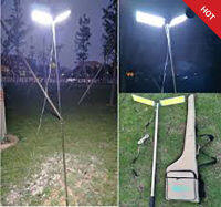 OUTDOOR MULTI FUNCTION LED Light 600W 12V Telescopic COB Rod LED Outdoor Camping ไฟสนาม LED 2 แผง สว่างมาก อุปกรณ์ครบชุด