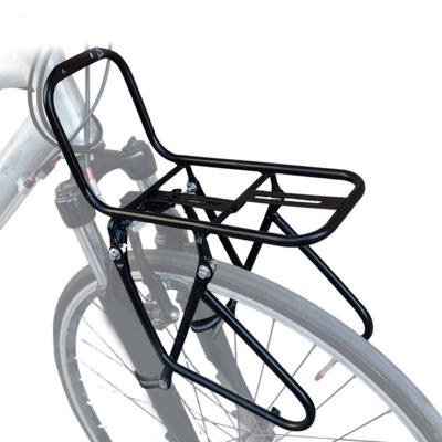 ขี่จักรยานจักรยานที่วางสัมภาระจักรยานที่แร็คด้านหน้าโครงสร้างที่แข็งแรงสำหรับจักรยานความแข็งแรงสูง