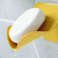 RET Self-Adhesive Soap Holder Wall Mounted Creative Simple Draining Soap Dish No Drilling No Ponding For Bathroom