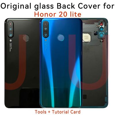 original glass back cover For Huawei P30 lite Battery-cover MAR-LX1B Mar-lx1h/MAR-LX1M for honor 20 lite Replacement Housingcase Replacement Parts