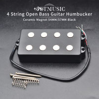 Terbuka Gitar เบส4 Rentetan คู่ Gegelung แม่เหล็ก Humbucker Pickup 5457มม. สำหรับ Muzik Lelaki Bass Aksesori Gitar