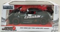 Nicce 1:24 2002 Honda NSX TYPE-R แบบจำลองสูงรถ Diecast รถของเล่นหุ่นอัลลอยโลหะสำหรับเก็บของขวัญสำหรับเด็ก