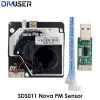 Nova PM Sensor SDS011 เลเซอร์ความแม่นยําสูง pm2.5 โมดูลเซ็นเซอร์ตรวจจับคุณภาพอากาศเซ็นเซอร์ฝุ่นซูเปอร์ เอาต์พุตดิจิตอล