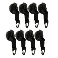 8Pcs Suction Cup Anchor Fix Hook Tie Down Camping Tarp As Car Side Awning Tent Fix Hook Accessories