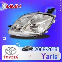 ไฟหน้ารถยนต์ Toyota Yaris 2008-2013 ไฟหน้าสำหรับ ไฟหน้า โคมไฟหน้า ไฟหน้า​โปรเจค​เตอร์​ โคมไฟหรถยนต์ เลนส์กระจก headlamp headlight front light lens
