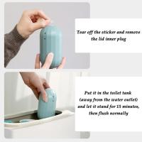 1 ชิ้น Automatic Flushing Clean Toilet Closestool Tank Cleaner Blue Bubble Freshener Bathroom Descaling Agent Deodorant Box 변기세정제-tqyk01835