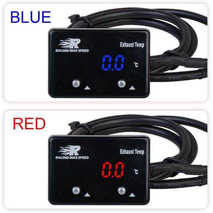 Car Exhaust Temp Gauge Exhaust Gas Meter Digital With Sensor Ext